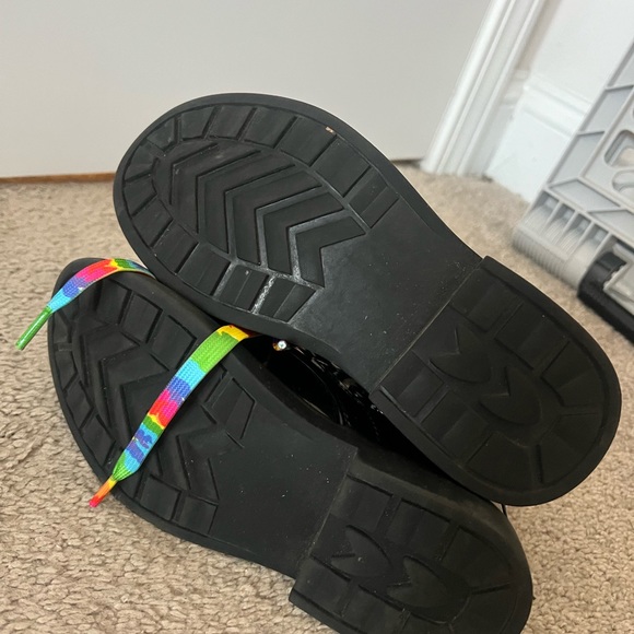 Black Patten Boots - Picture 4 of 5